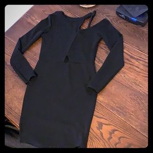 Nasty Gal sexy black dress